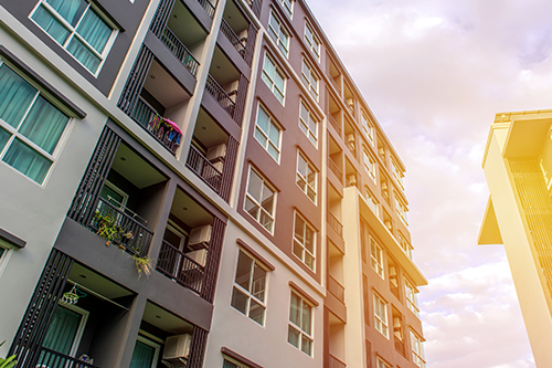 Modern apartment buildings exteriors or Contemporary Architecture Office In The City
